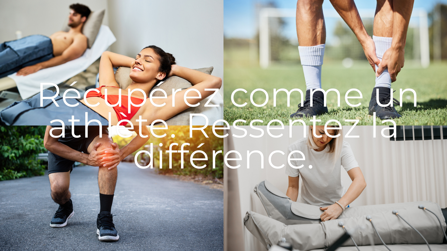 ⭐ AirRecover Pro – Appareil de pressothérapie 8 chambres